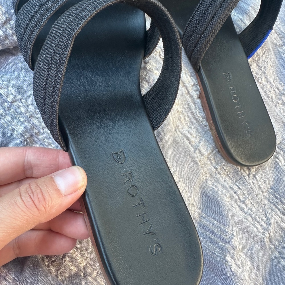 Rothy's Elegant Black Sandals - Picture 2 of 4